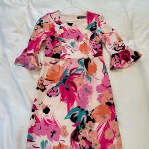Beautiful multicolor floral dress